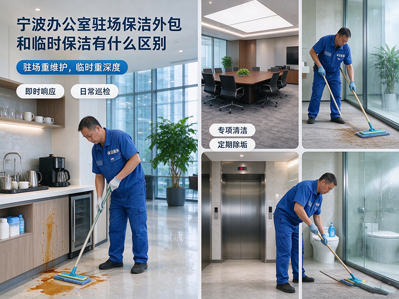 宁波办公室驻场保洁外包和临时保洁有什么区别